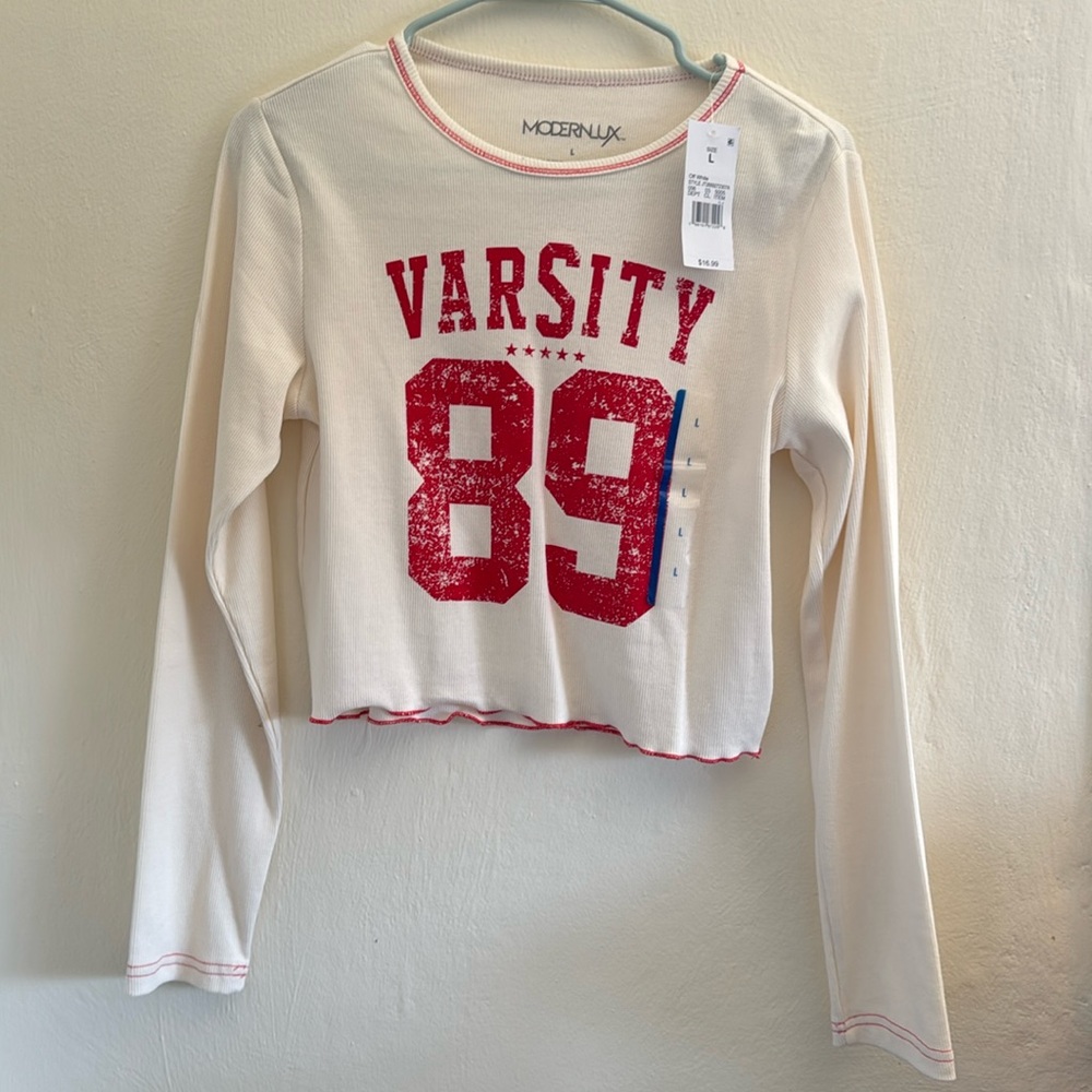 Modern Lux Varsity 89 Long Sleeve Top